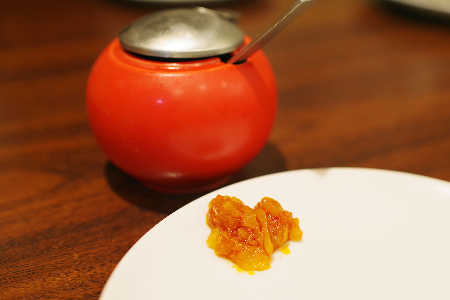 自家製の辛味調味料