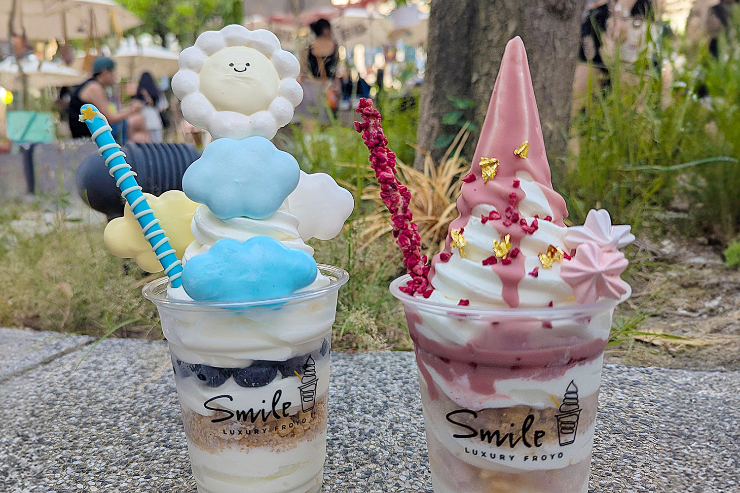 左がDREAM CLOUD、右がCHERRY BLOSSOM