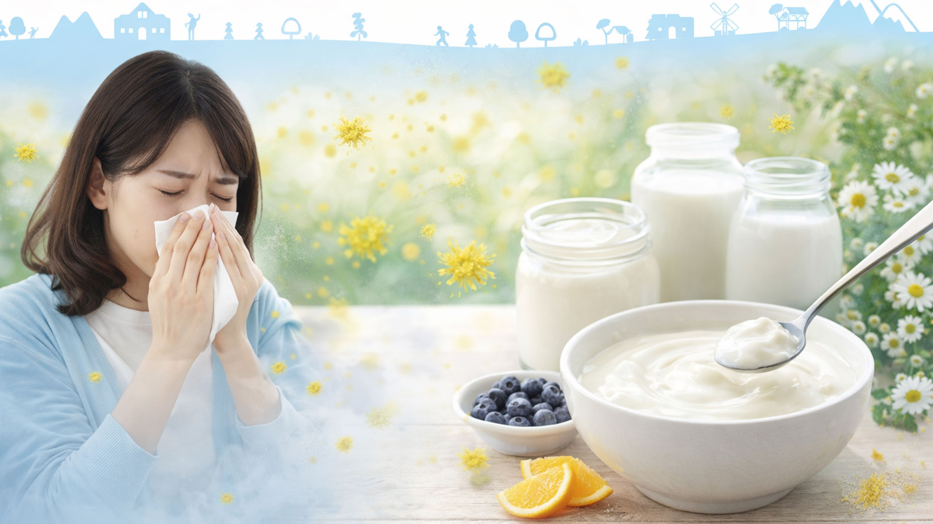 花粉症の鍵を握るのは腸内細菌!?くしゃみ・鼻水の前に、ほどほど＆毎日ヨーグルト習慣