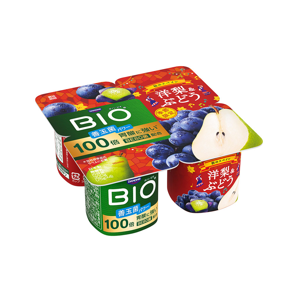 ダノン ビオ ヨーグルト 洋梨＆ぶどう