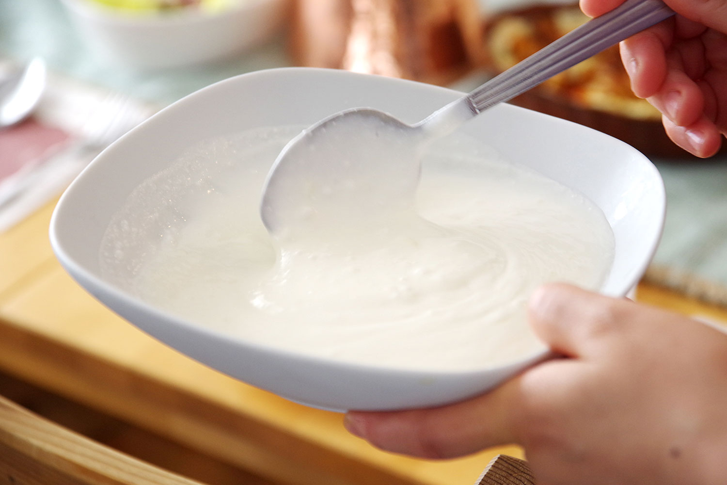 この日の料理にもたくさんのヨーグルトが使われていました
